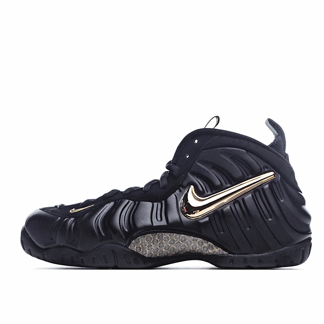 Nike Air Foamposite Pro Black and Gold Foam