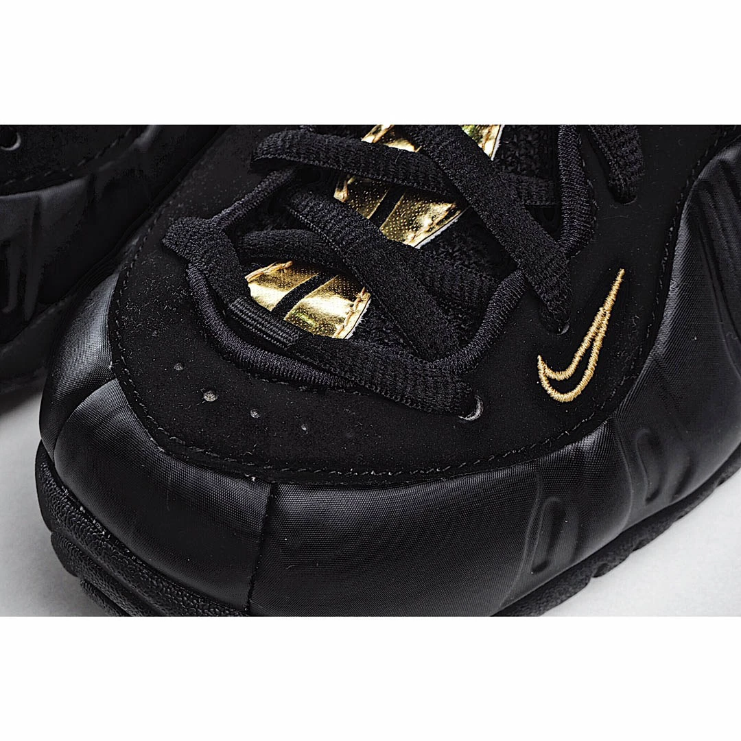 Nike Air Foamposite Pro Black and Gold Foam