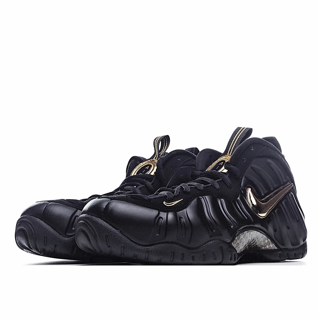 Nike Air Foamposite Pro Black and Gold Foam