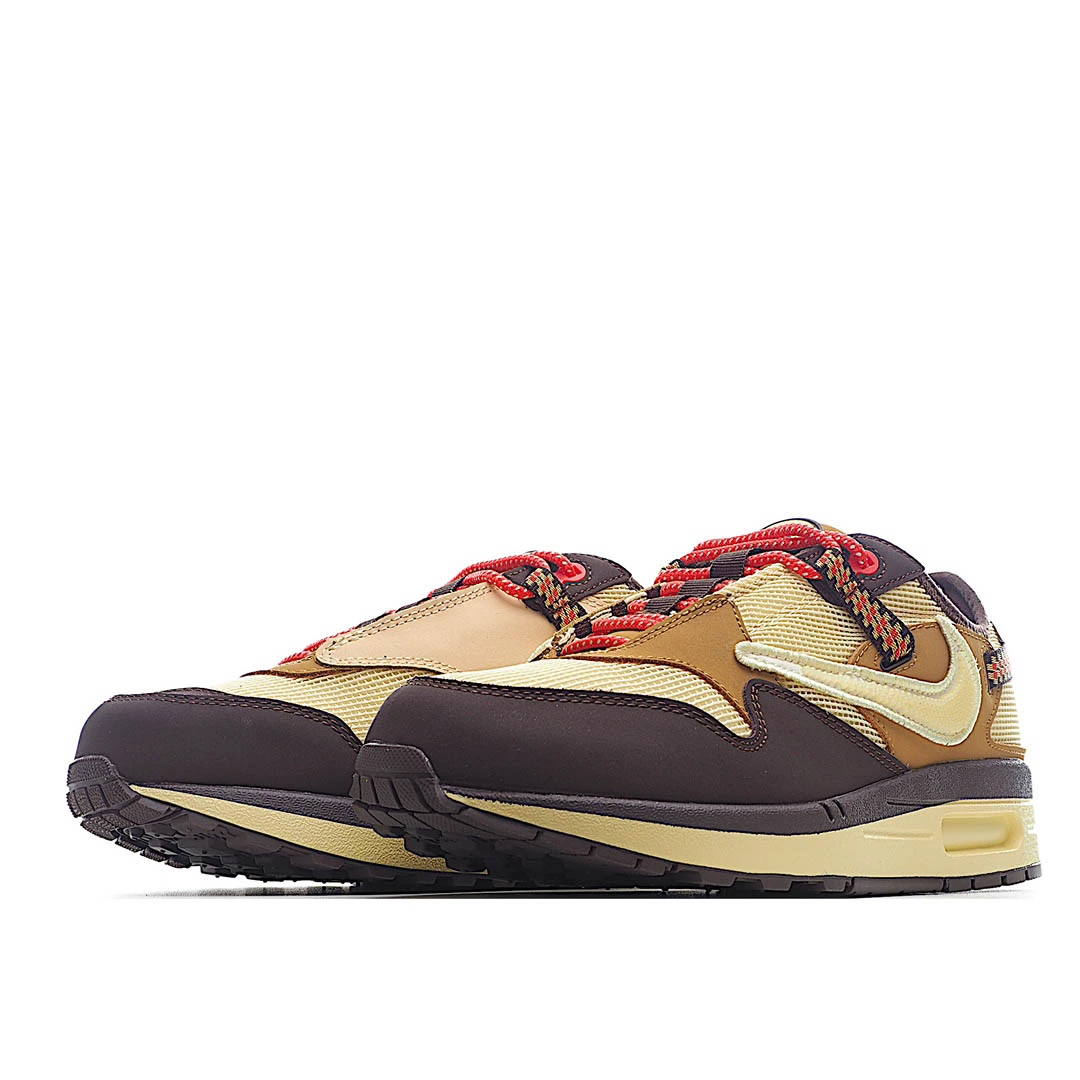 nike travis scott x air max 1cactus jack running shoe dark tan 3