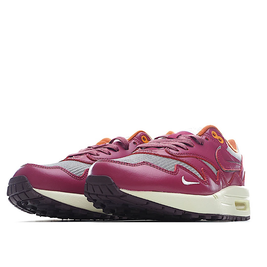 Patta x Nike Air Max 1 Running Shoe Wine Red