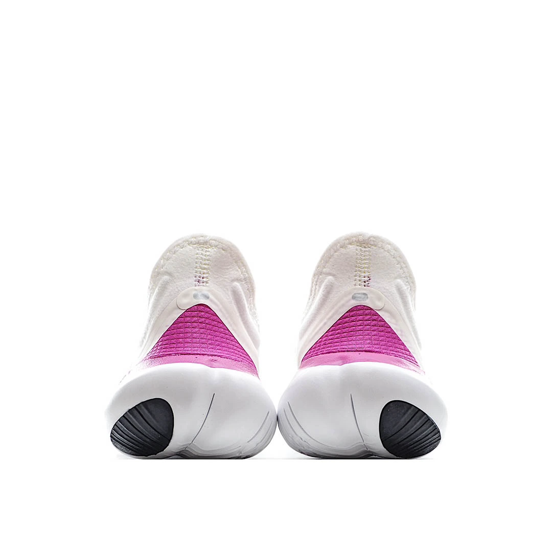 NIKE FREE RN FLYKNIT 5.0 Running Shoes White Fuchsia