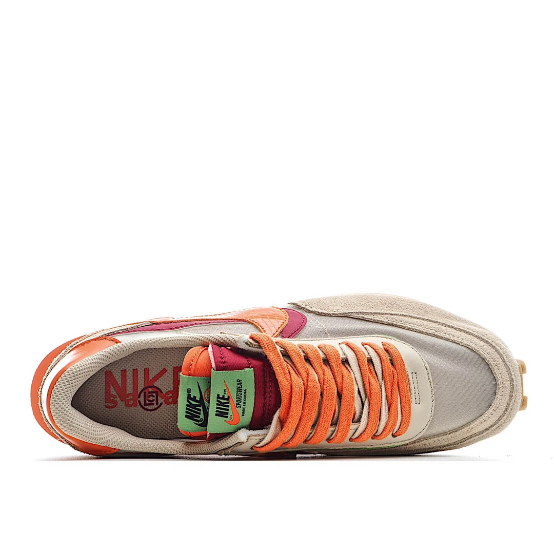 Nike sacai x Clot x LDWaffle ‘Net Orange Blaze’