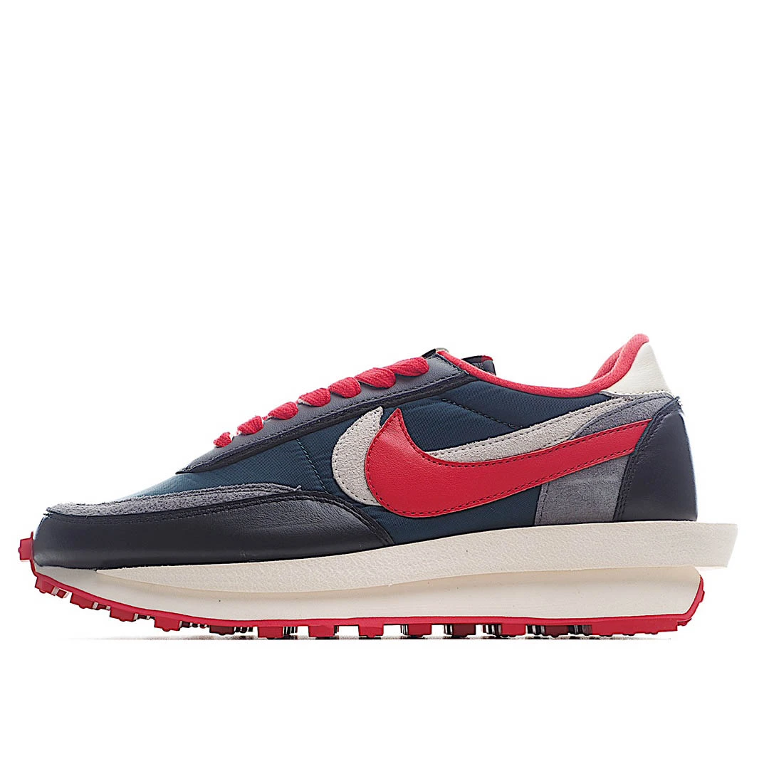 Nike sacai x Undercover x LDWaffle ‘Midnight Spruce University Red’