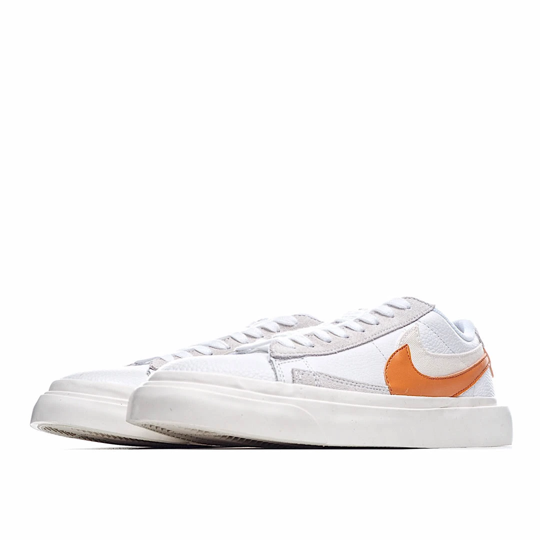 NikeSacai X Nike Blazer Low Sacai Sacai White Orange