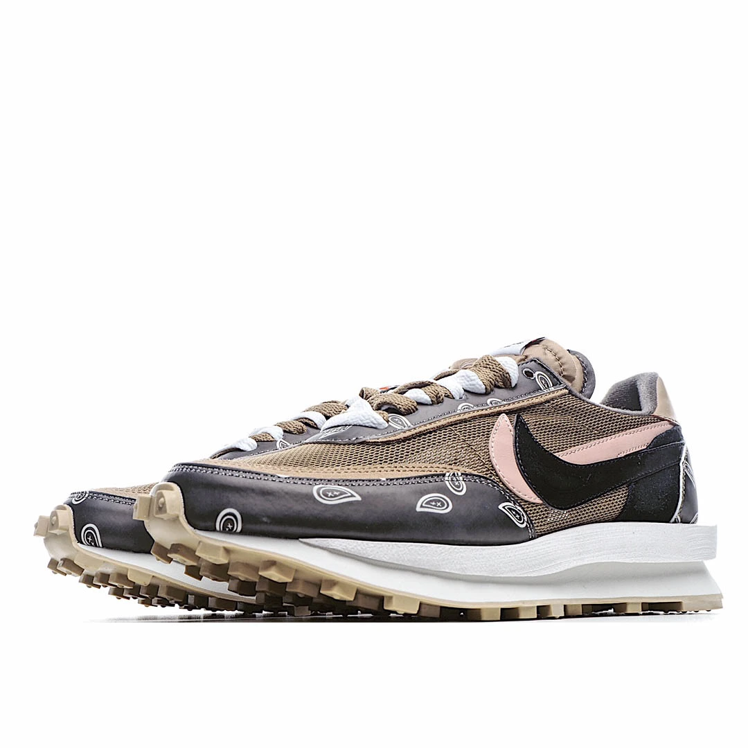 Sacai x Nike LDV Waffl Double Hook Cashew Flower