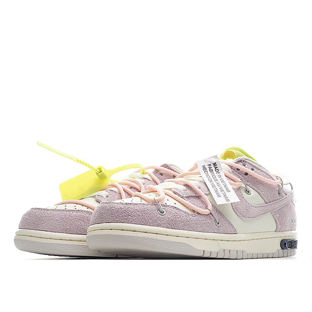 0ff-White x Nike Dunk Low OW Pink