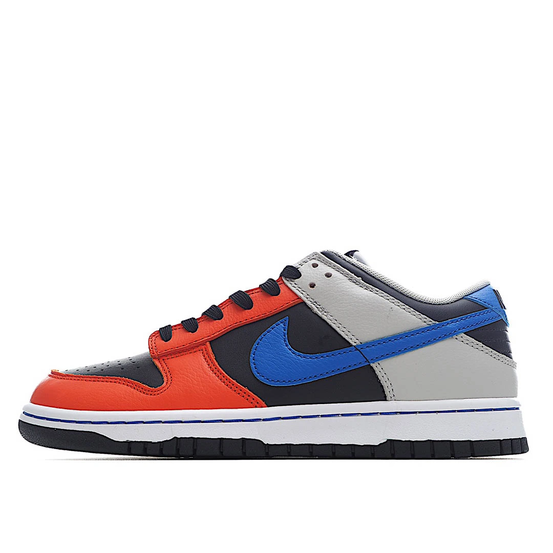 NBA x Nike Dunk Low EMB “Knicks” Black Blue Orange