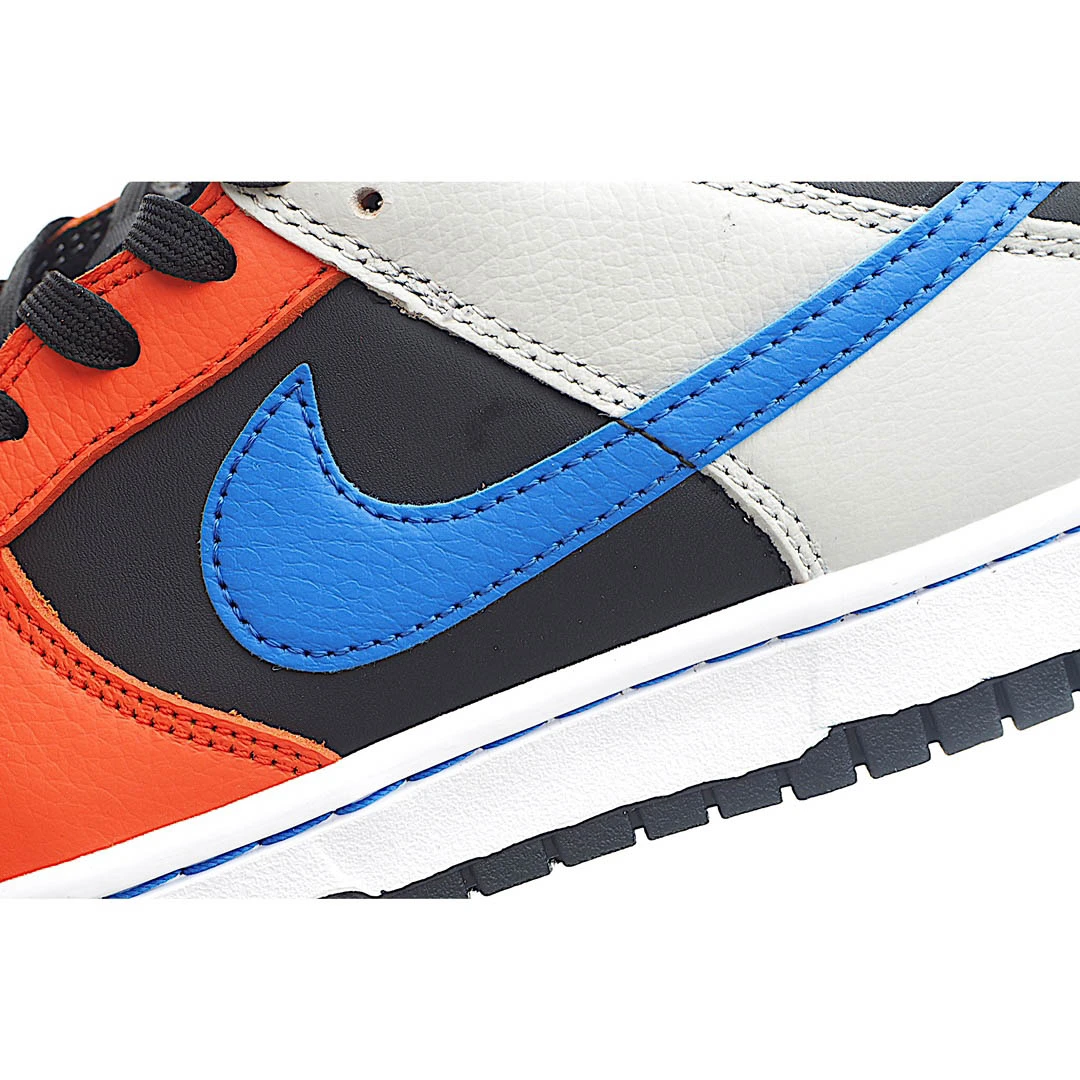 NBA x Nike Dunk Low EMB “Knicks” Black Blue Orange