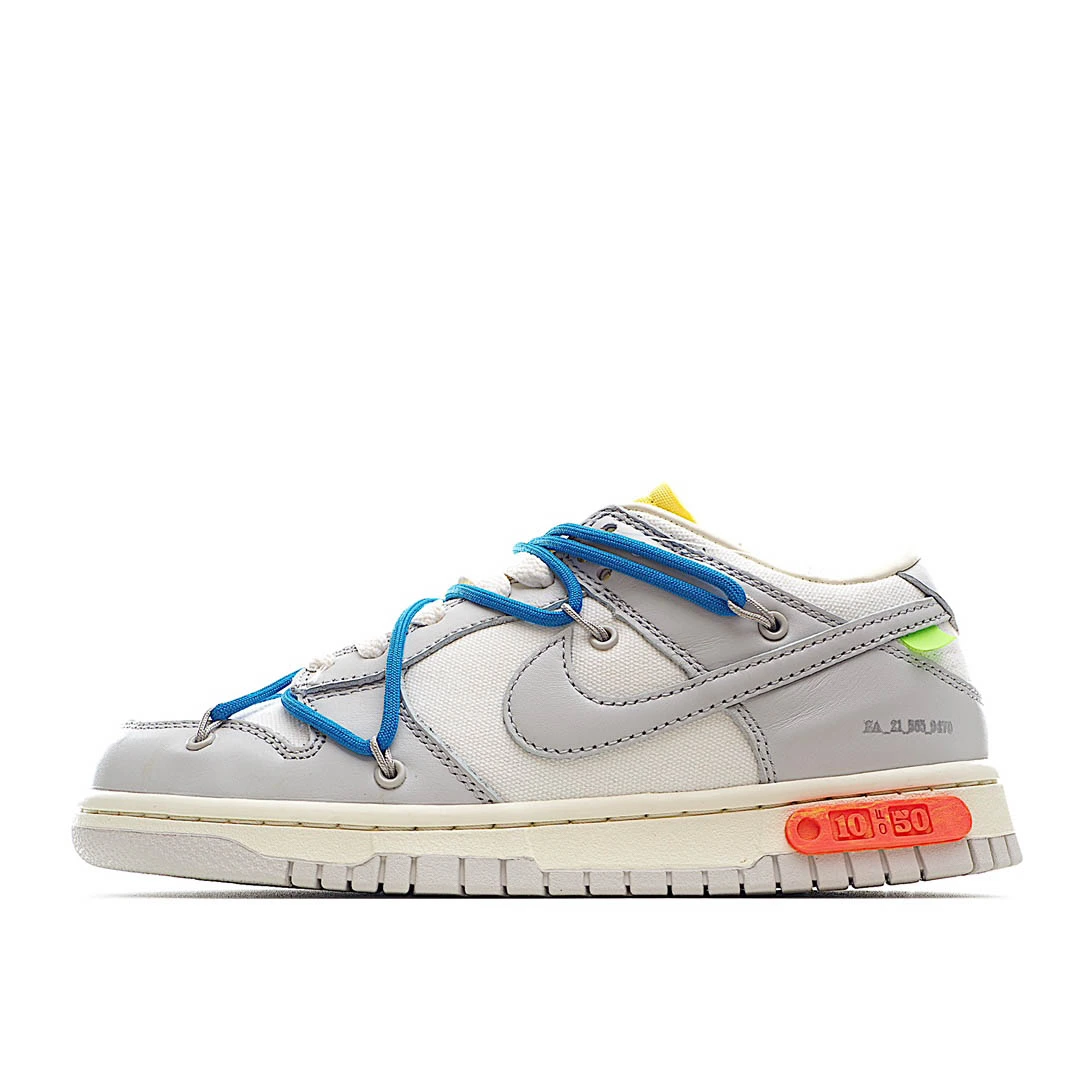 Nike 0ff-White x Nike Dunk Low 02 of 50 OW White Grey