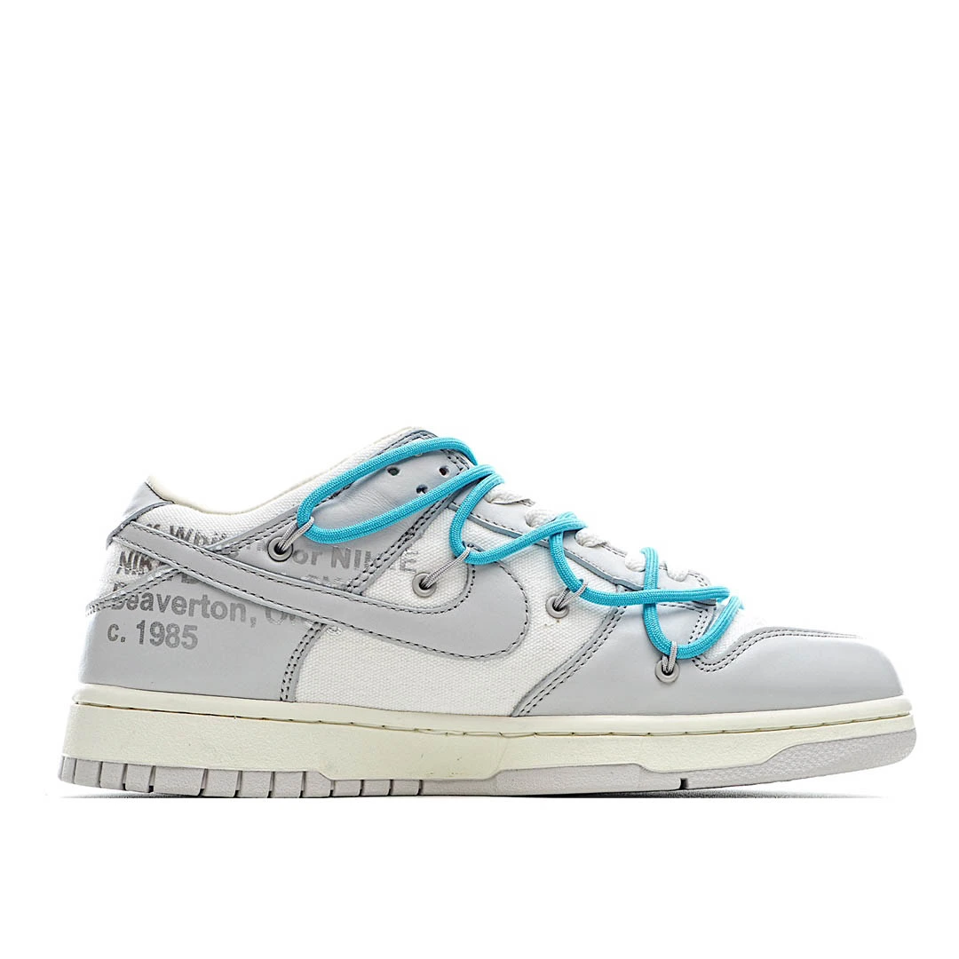 Nike 0ff-White x Nike Dunk Low 02 of 50 OW White Grey