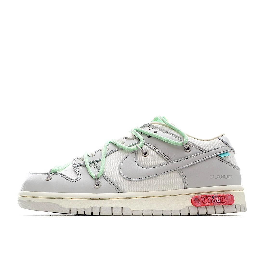 Nike 0ff-White x Nike Dunk Low 02 of 50 OW White Grey