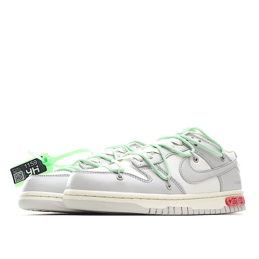 Nike 0ff-White x Nike Dunk Low 02 of 50 OW White Grey