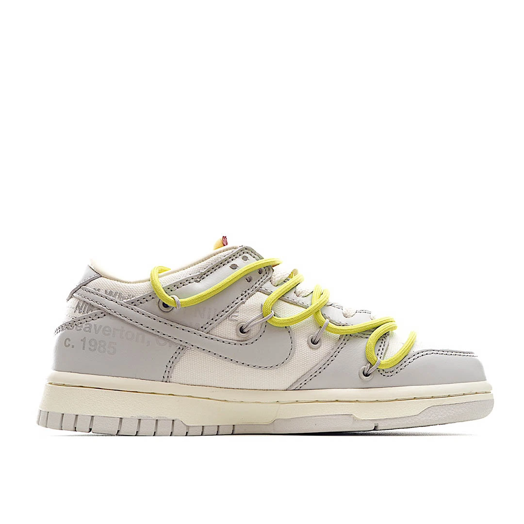 Nike 0ff-White x Nike Dunk Low 02 of 50 OW White Grey