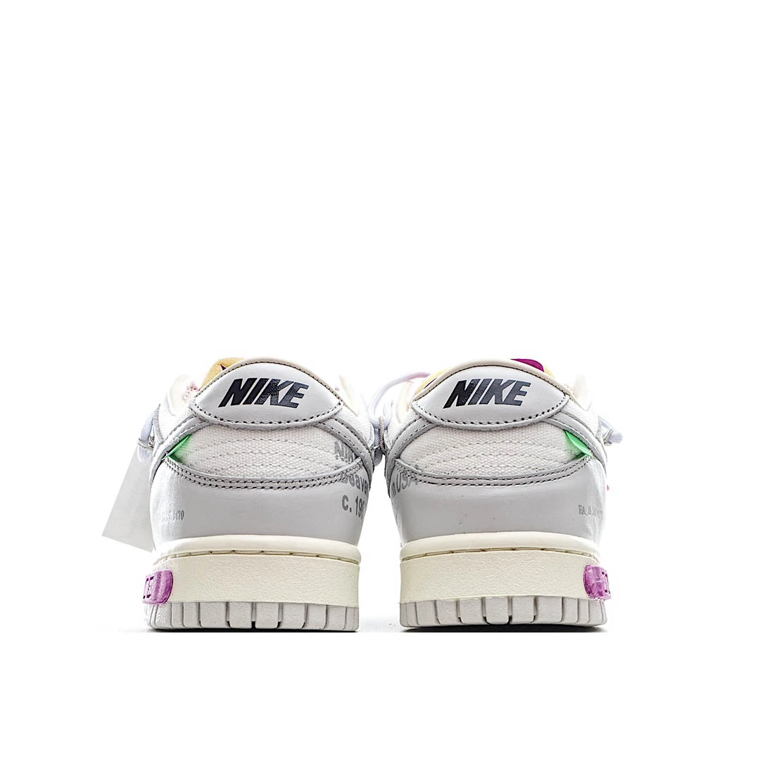 Nike 0ff-White x Nike Dunk Low 03 of 50 OW White Grey