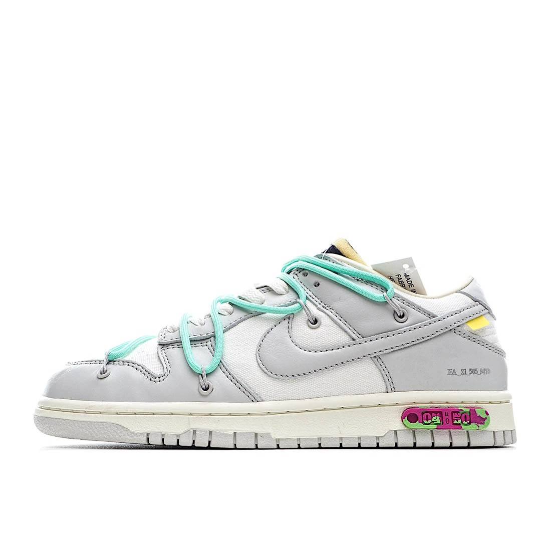 Nike 0ff-White x Nike Dunk Low 04 of 50 OW White Grey