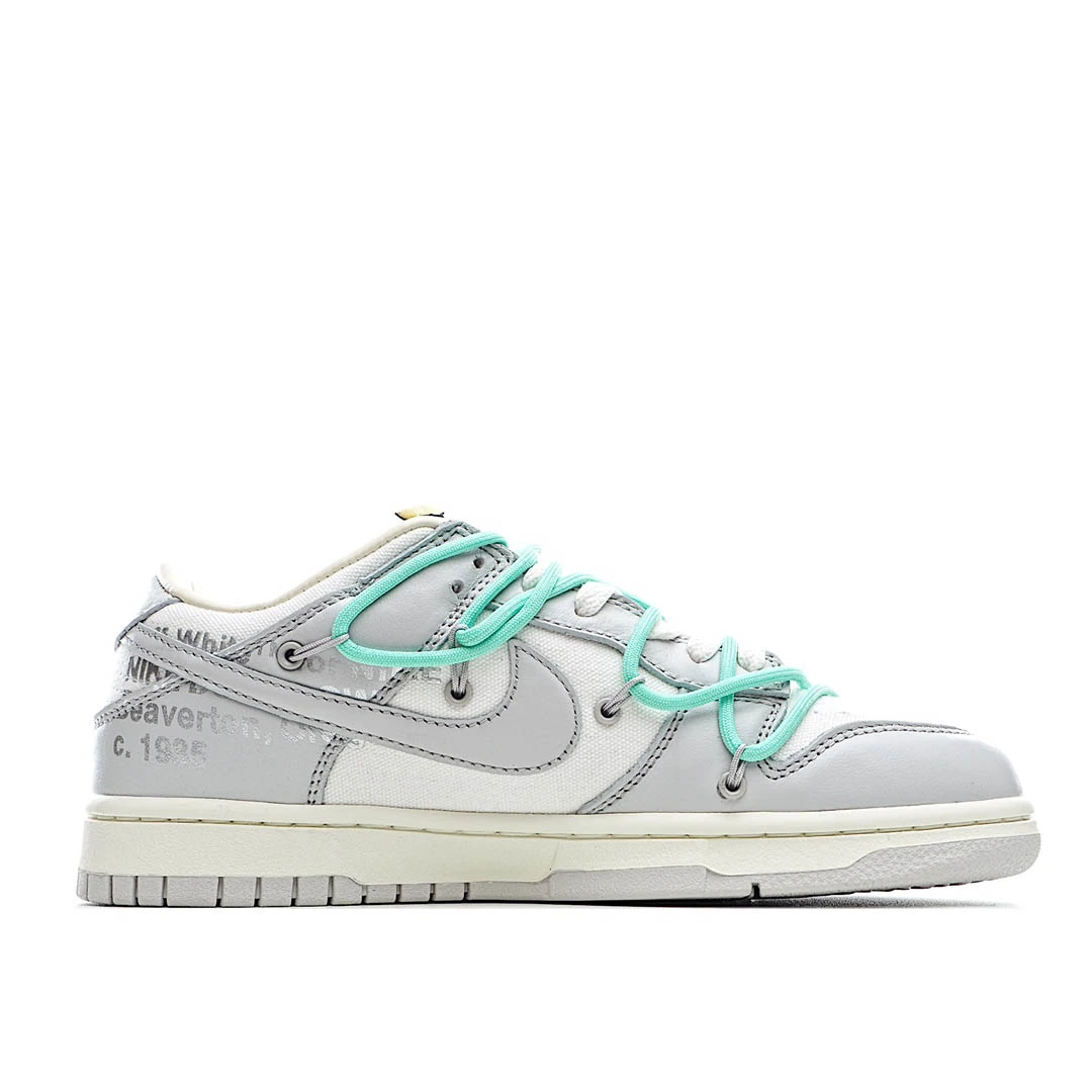 Nike 0ff-White x Nike Dunk Low 04 of 50 OW White Grey