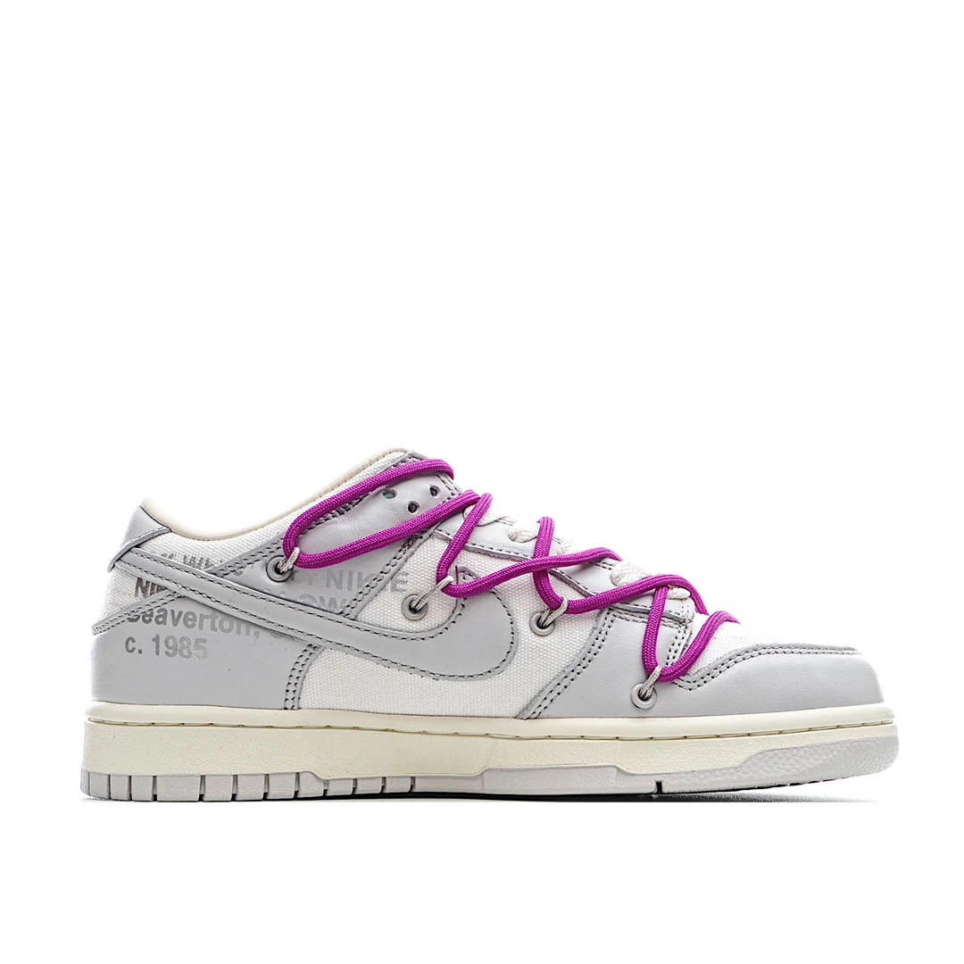 Nike 0ff-White x Nike Dunk Low 21 of 50 OW White Grey