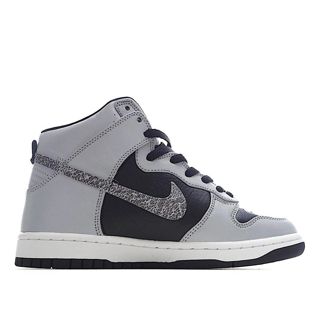 Nike Dunk High 3M Reflective Grey Black