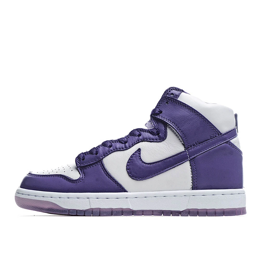 Nike Dunk High WMNS Varsity Purple SB Sneakers High Top White Purple