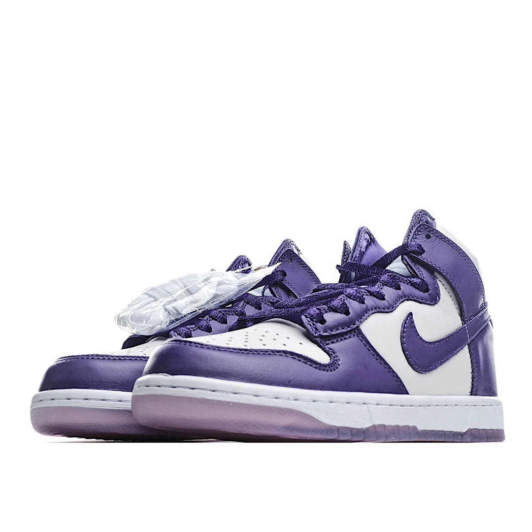 Nike Dunk High WMNS Varsity Purple SB Sneakers High Top White Purple