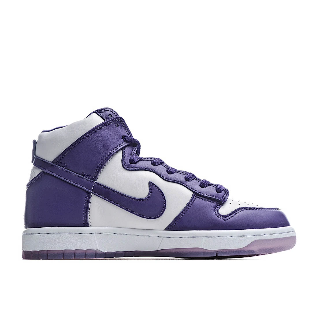 Nike Dunk High WMNS Varsity Purple SB Sneakers High Top White Purple