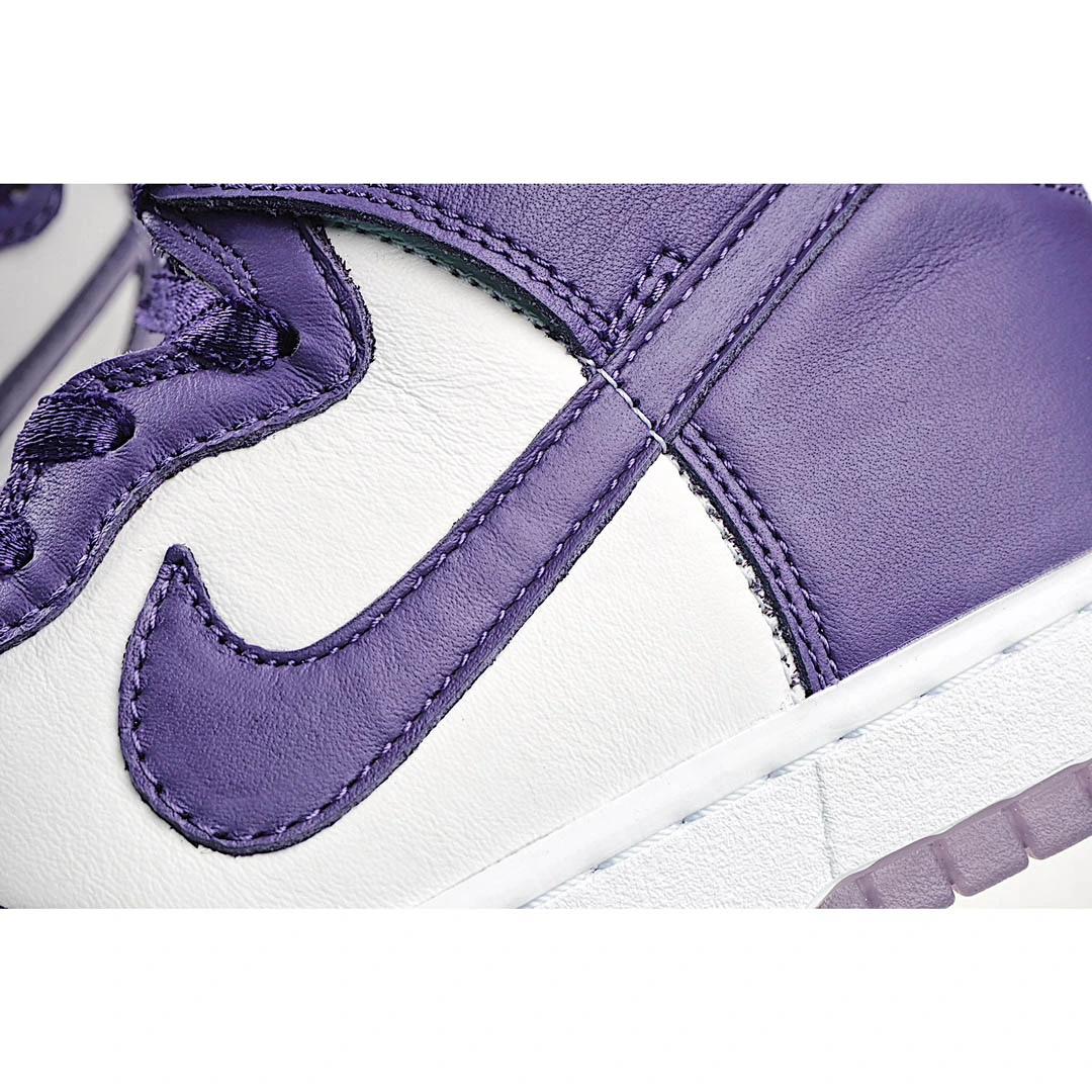 Nike Dunk High WMNS Varsity Purple SB Sneakers High Top White Purple