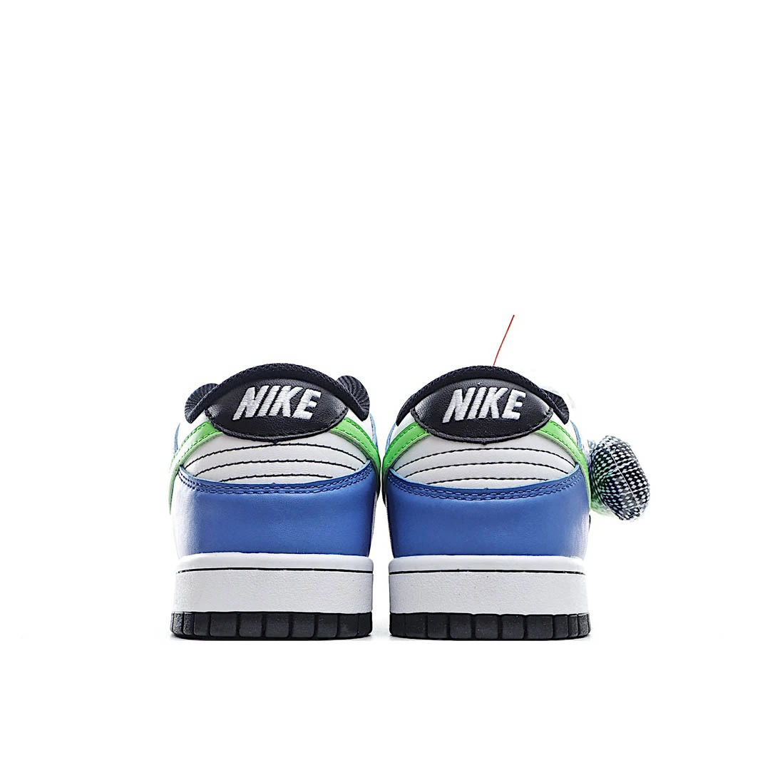 Nike DUNK LOW Free 99 White Yellow Green Blue Pink