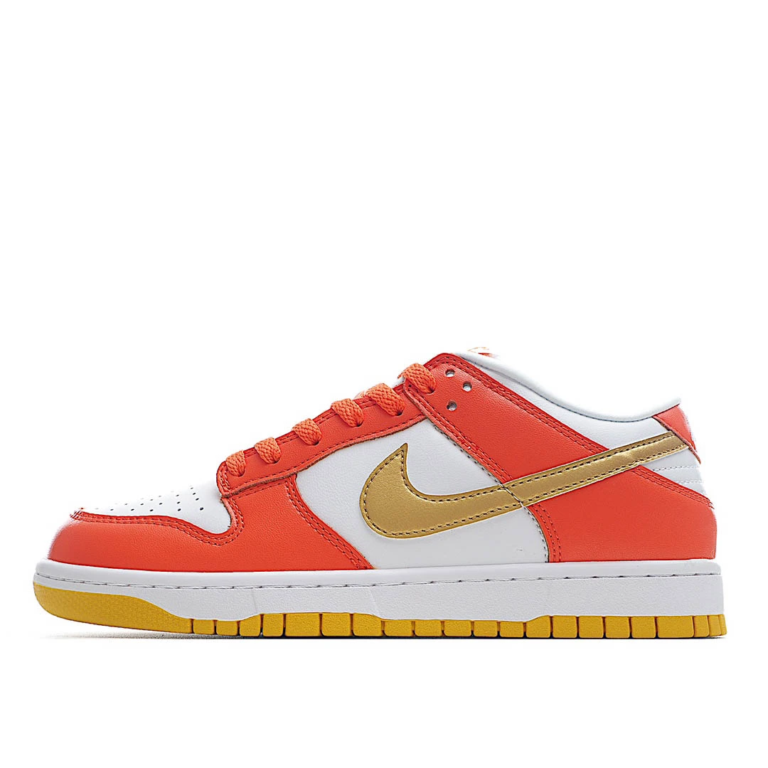 Nike Dunk Low Golden Orange Platinum Orange Sneakers