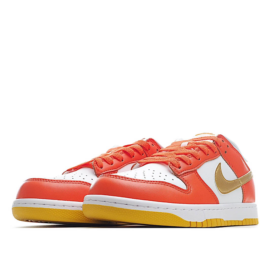 Nike Dunk Low Golden Orange Platinum Orange Sneakers