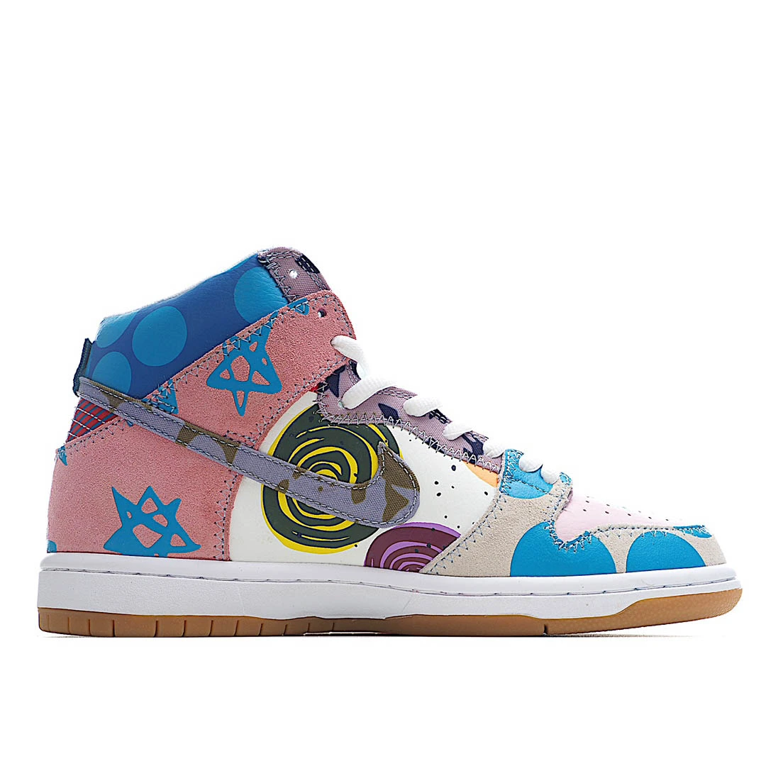 Nike Dunk SB High Thomas Campbell What The Dunk Sneakers