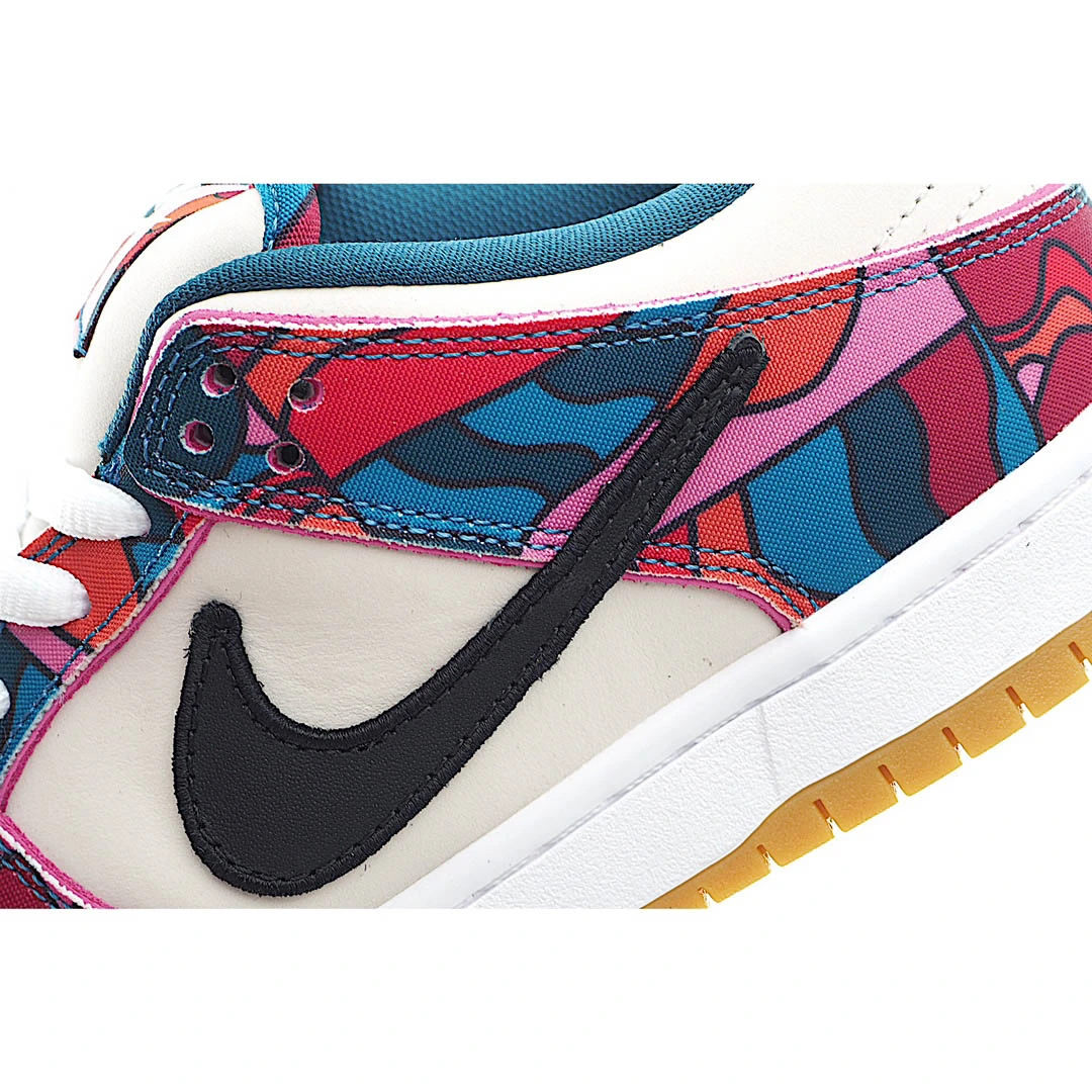 Nike Parra x Nk Dunk SB Low Pro White Blue Red