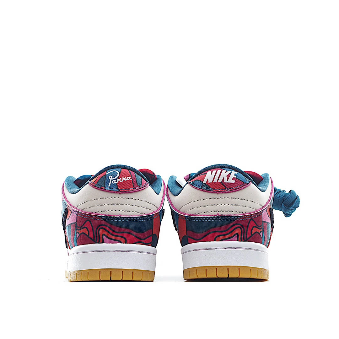 Nike Parra x Nk Dunk SB Low Pro White Blue Red