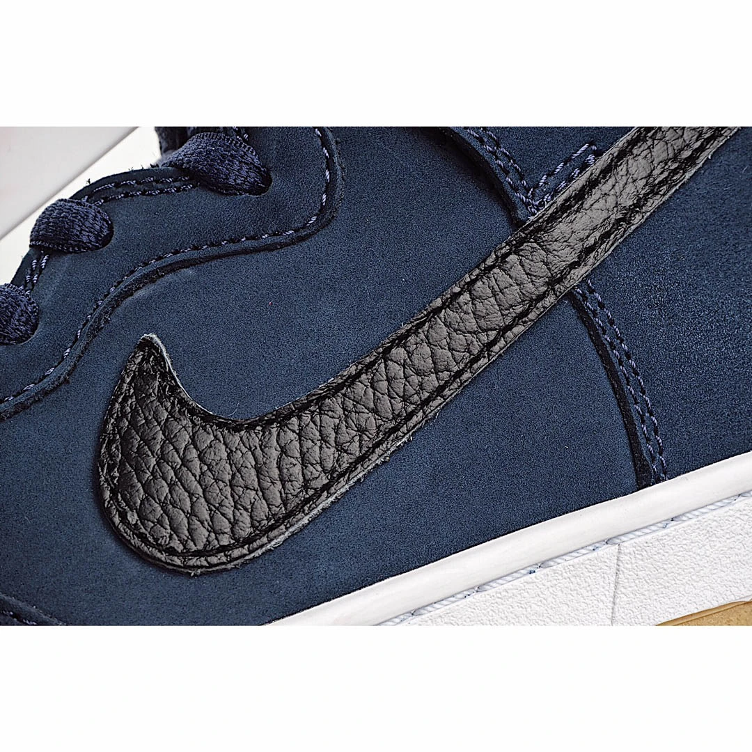 Nike SB Dunk High Pro 2020 Dark Blue Suede Black Hook