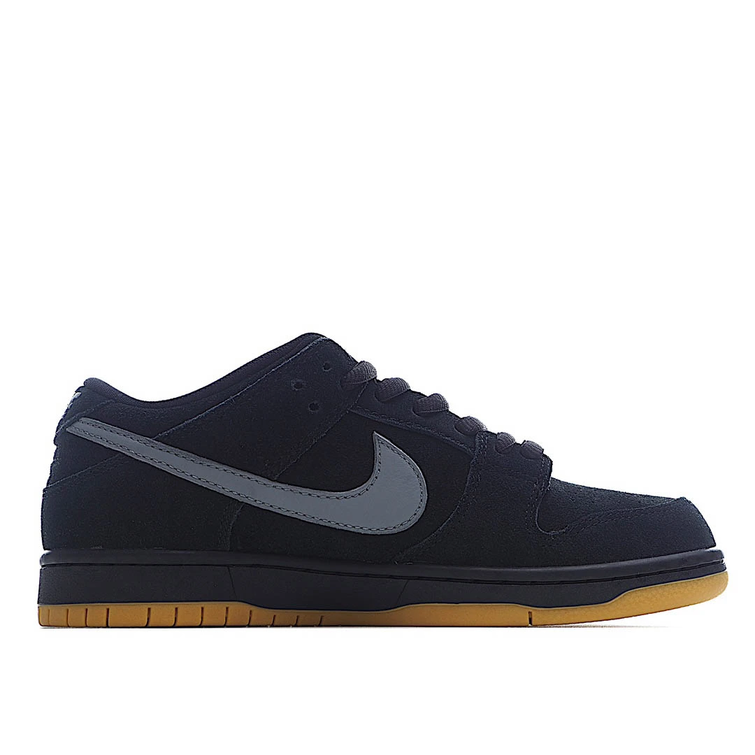 Nike SB Dunk Low Fog Black and Grey Low-Top Sneakers