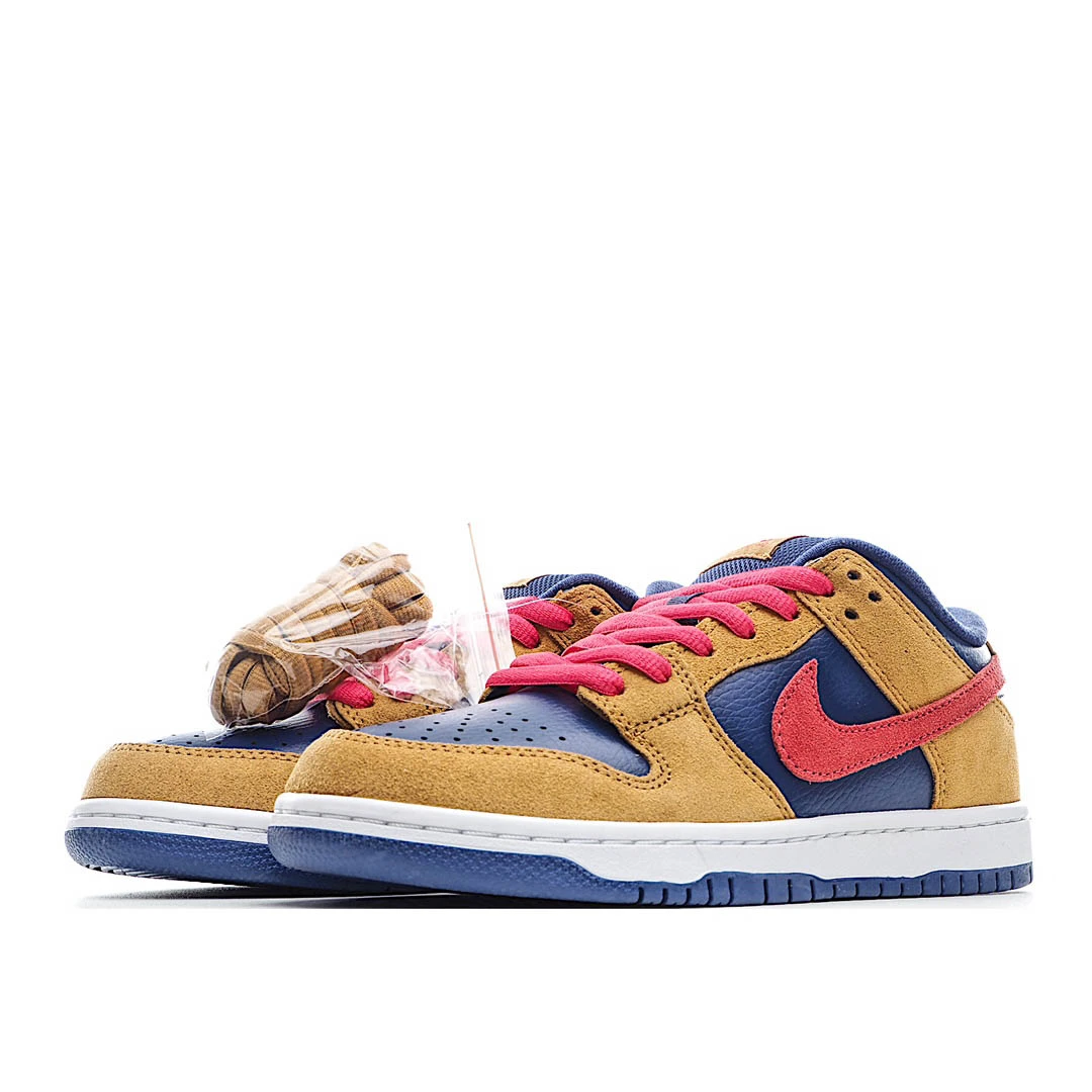 Nike SB Dunk Low Pro Papa Bear Brown Red Blue