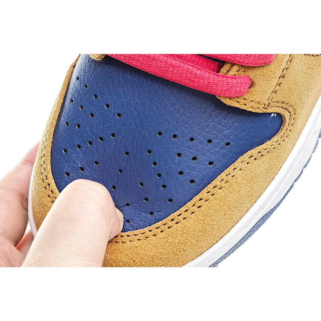 Nike SB Dunk Low Pro Papa Bear Brown Red Blue