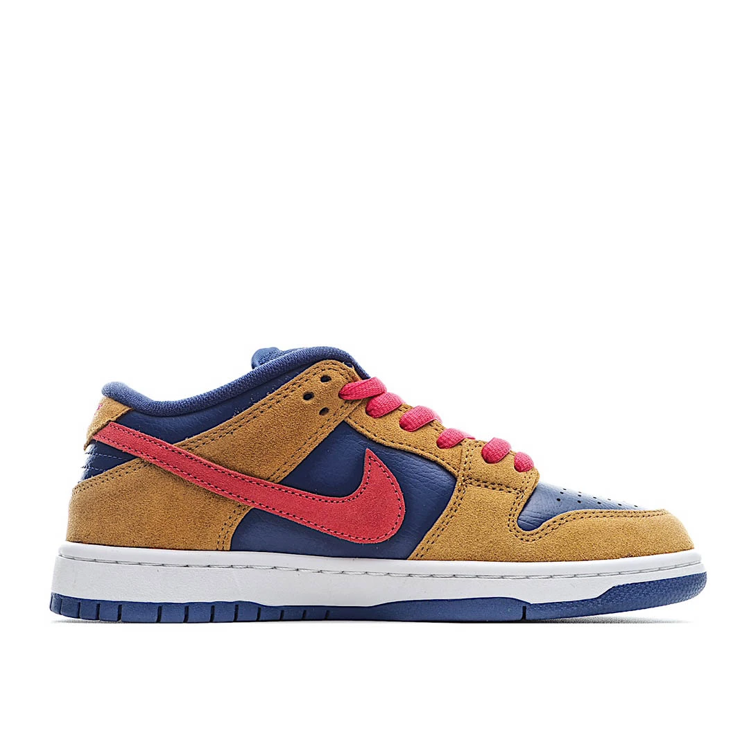 Nike SB Dunk Low Pro Papa Bear Brown Red Blue