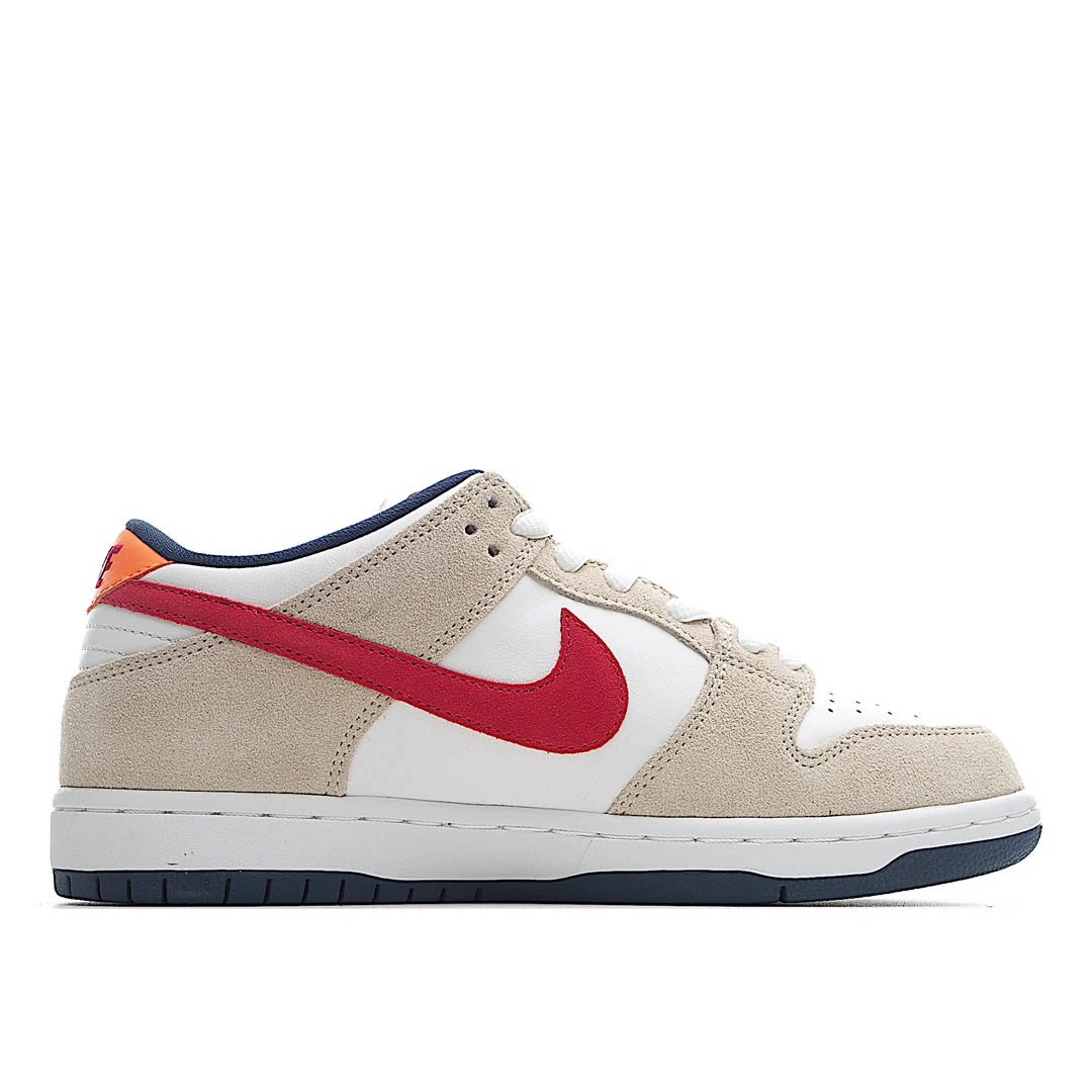 Nike SB Dunk Low RPO CRIMSON Low Top Sneakers Rice White Red 304292-161