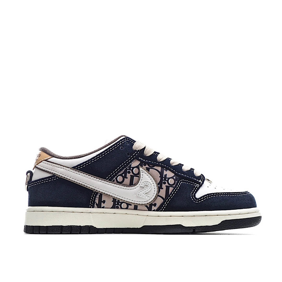 Nike SB Dunk Low x Dior low-top sneakers.