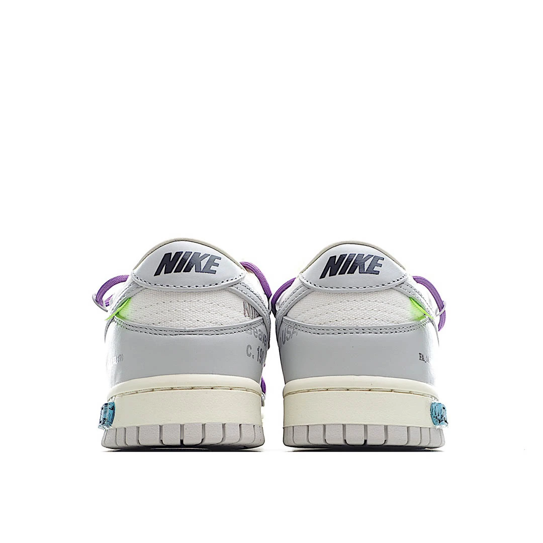 Nike SB Dunk OFF-WHITE Gray Purple