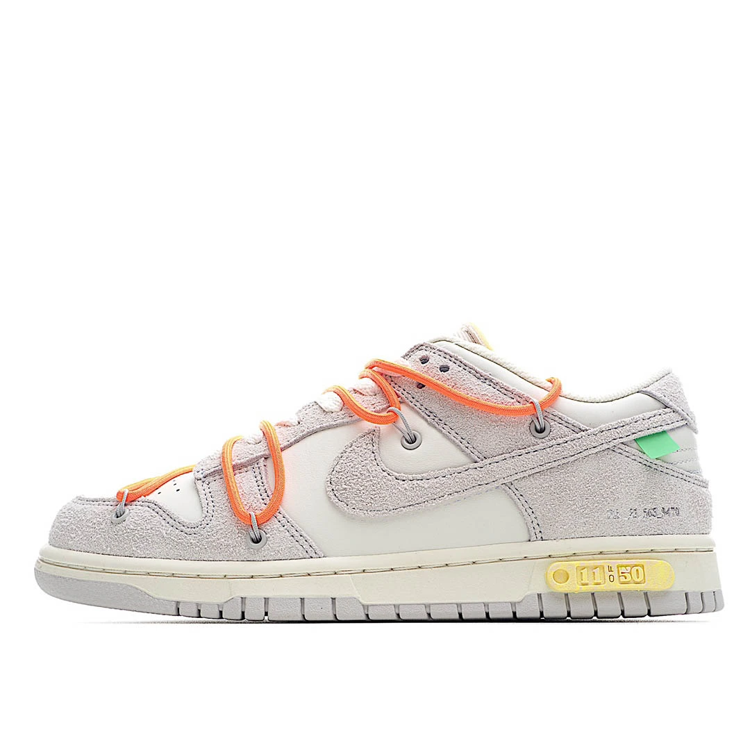 Nike SB Dunk OFF-WHITE Grey Orange