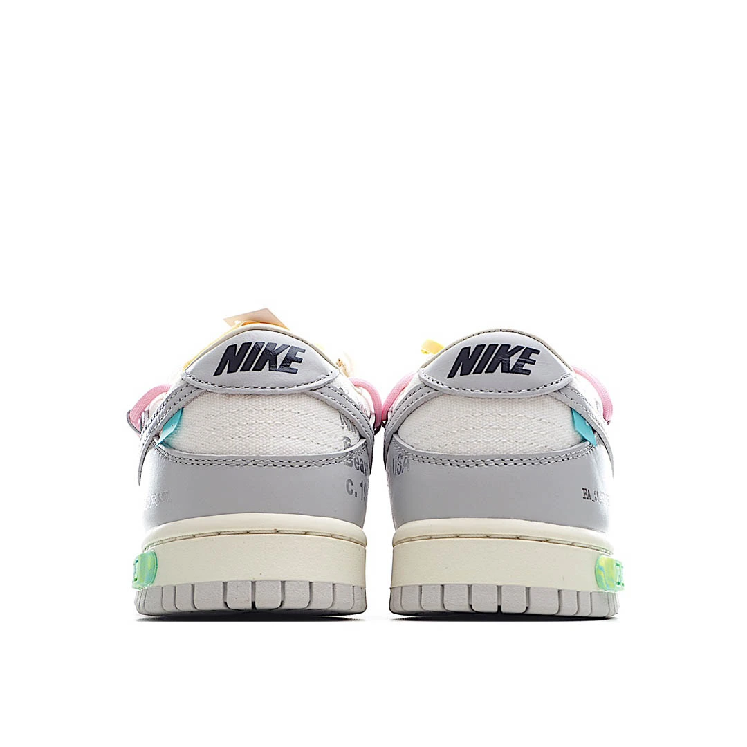 Nike SB Dunk OFF-WHITE Grey Pink