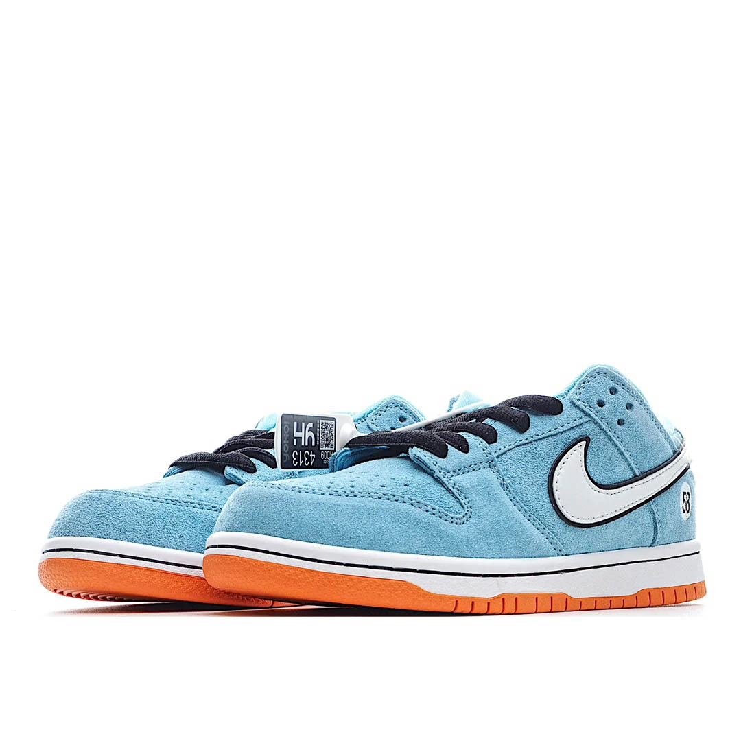 Nike WE CLUB 58 x Nk SB Dunk Low Pro Club 58 Gulf Low Top Sneakers