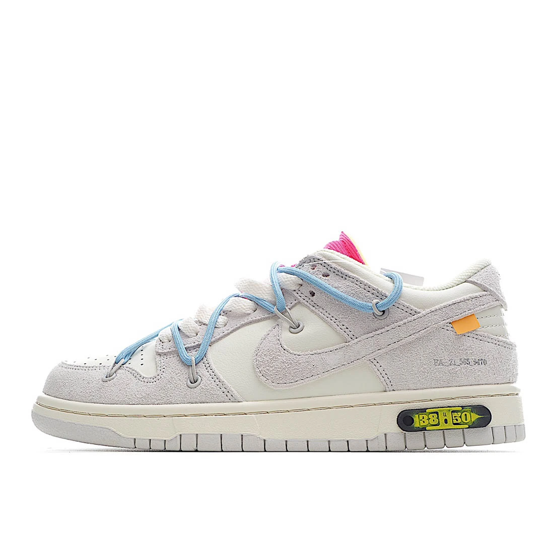 Off-White x Nike Dunk Low ’12 of 50′ OW Sneakers