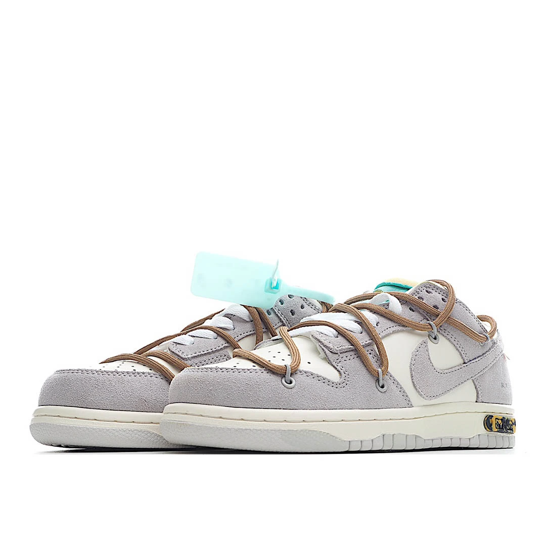 Off-White x Nike Dunk Low ’12 of 50′ OW Sneakers