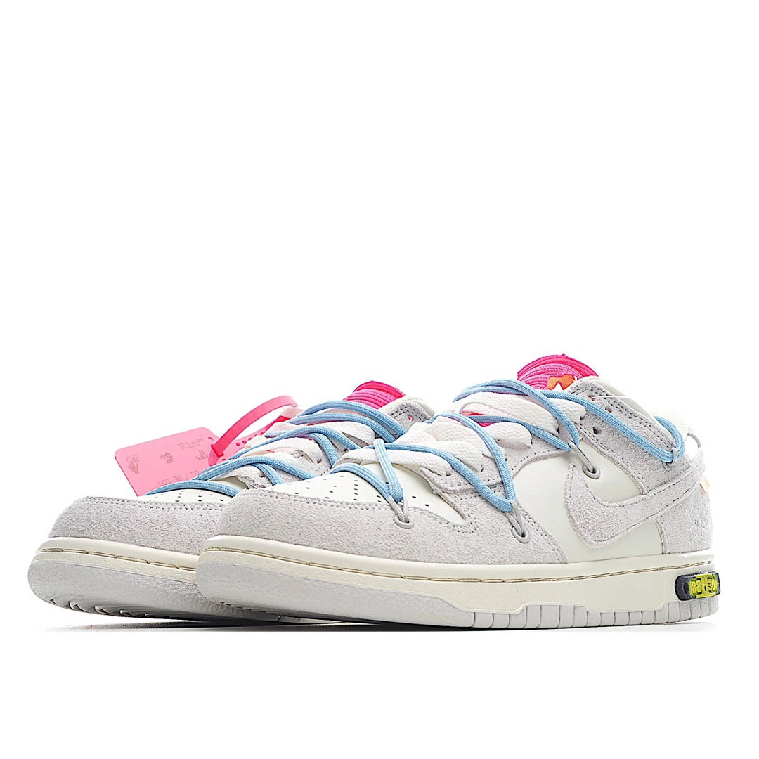 Off-White x Nike Dunk Low ’12 of 50′ OW Sneakers