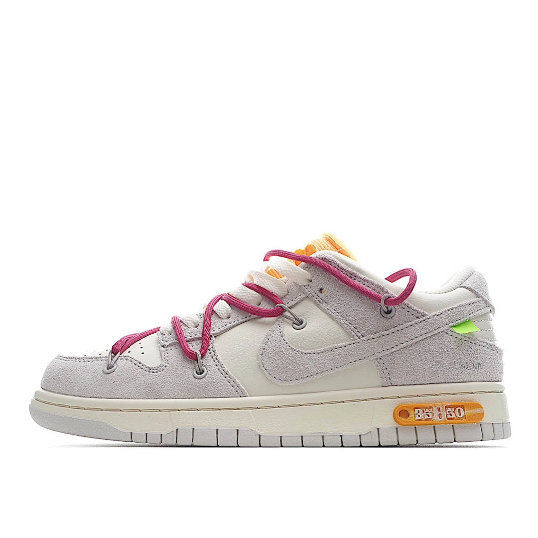 Off-White x Nike Dunk Low ’12 of 50′ OW Sneakers