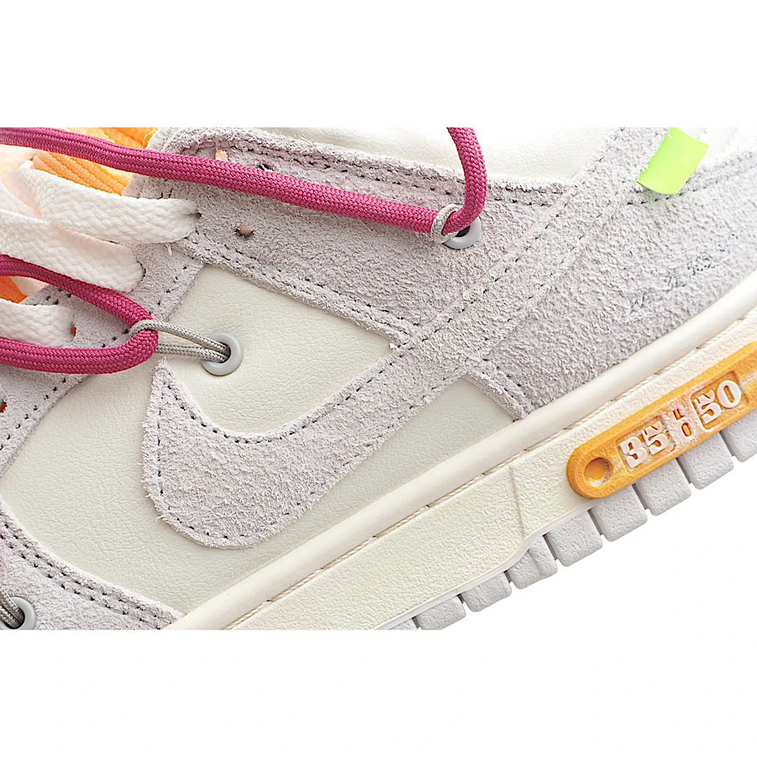 Off-White x Nike Dunk Low ’12 of 50′ OW Sneakers