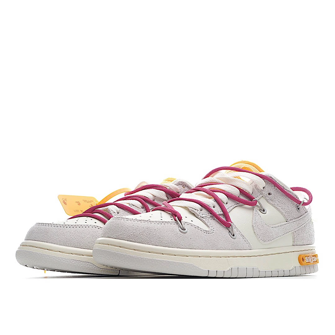 Off-White x Nike Dunk Low ’12 of 50′ OW Sneakers